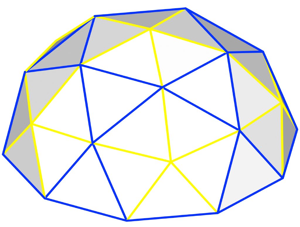 4v geodesic dome calculator